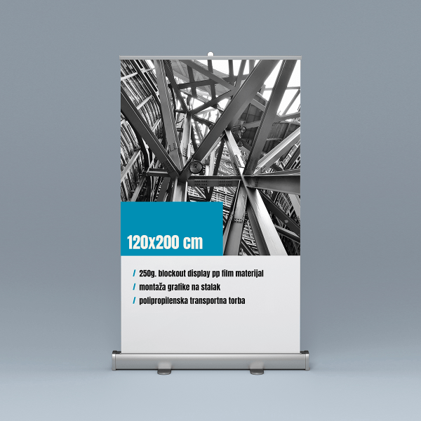 Roll-up 120x200cm