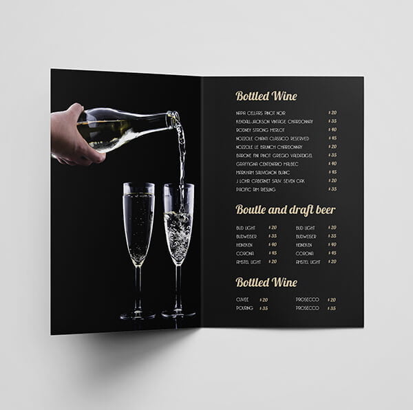 Jednolistni savinuti cjenici 5