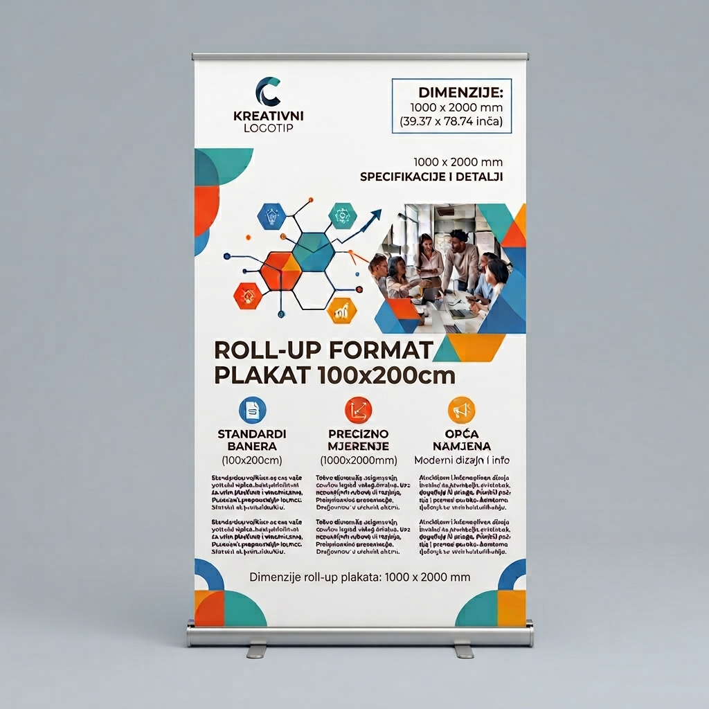 Roll-up 100x200cm 3